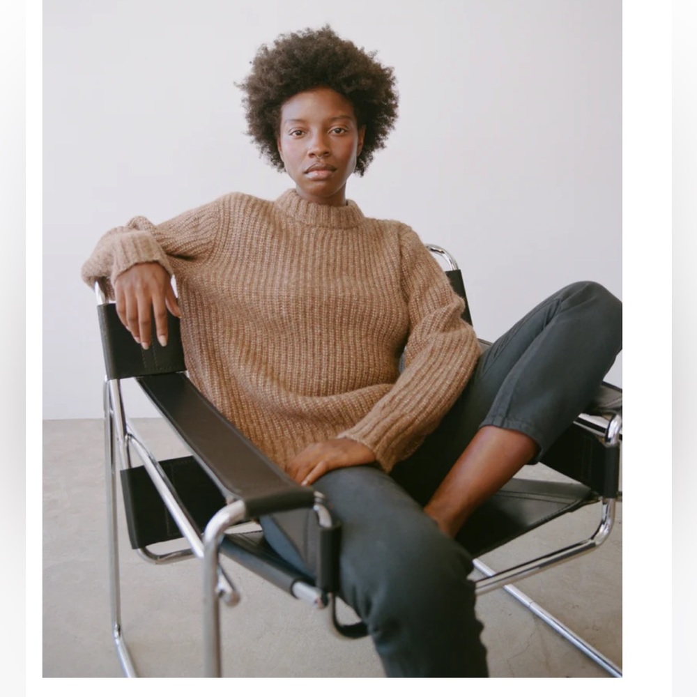 NWT OZMA NAYA SWEATER (Eco-Cloud Alpaca Cotton) Maple, size XS (sold out online)